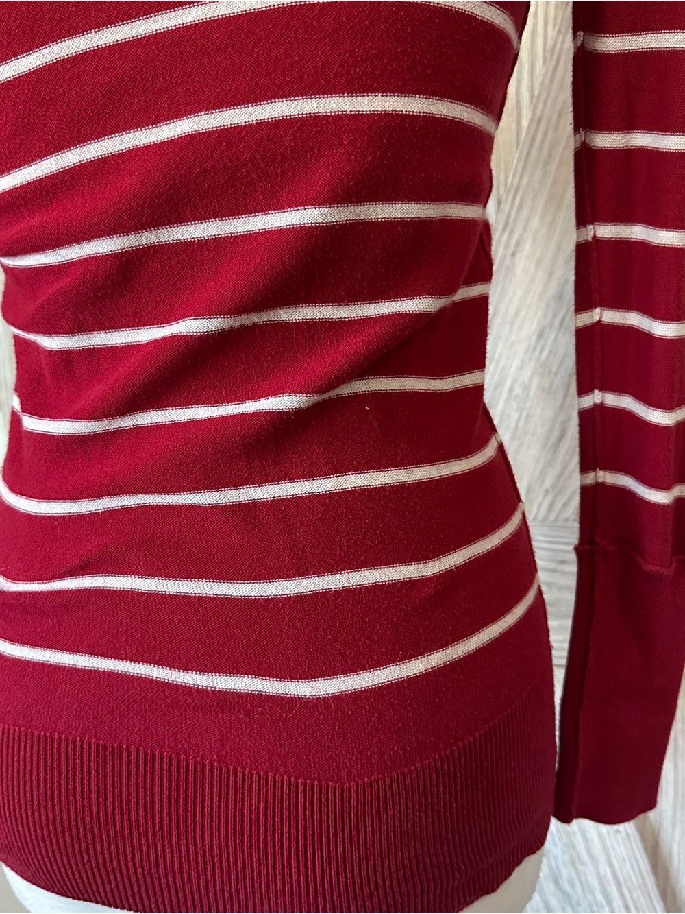 GAP Y2k (RED) Campaign Striped Knit Stretch Top - Picture 7 of 11